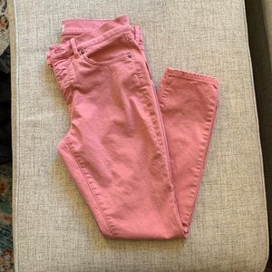 LOFT jeans // 28P // rosy pink